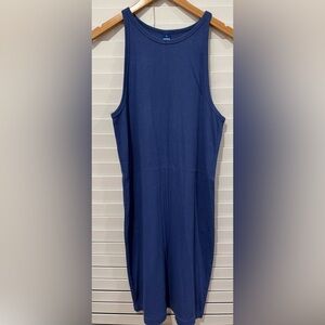 Old Navy Deep Blue Midi Dress